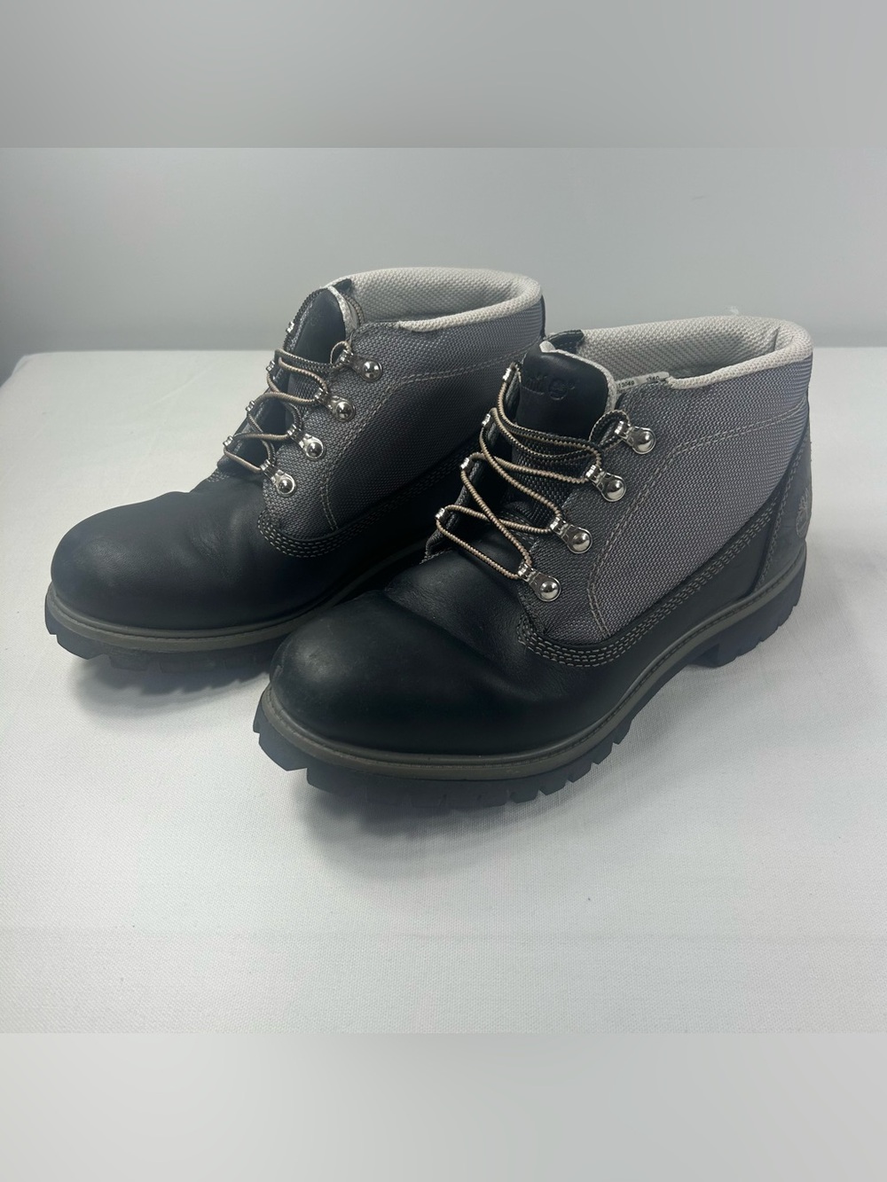Timberland Campsite Waterproof Boots Men's Size 9.5 M Black Gray 13049 Outdoor